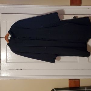Plus sized (4X) black trench coat